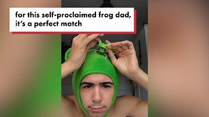 Frog with a hat? This guy is hopping mad about pet fashion