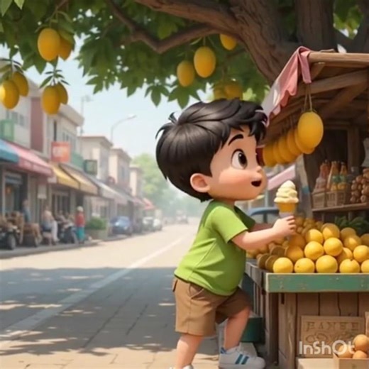 Boy and Mango Story | #shortfeeds #trending #3dcartoon