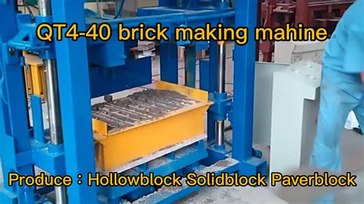 QTJ4-40 High-performance Manual Concrete Brick Making Equipment Interlocking Brick Making Machinery Cement Block Making Machine