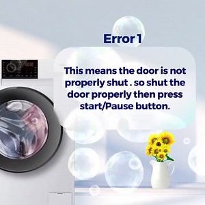 13 reactions · 5 comments | Confused on what to do when your washing machine shows error codes? 樂 We’ve got you covered! Follow this easy steps #AlwaysThereForYou | Thermocool Nigeria | Facebook