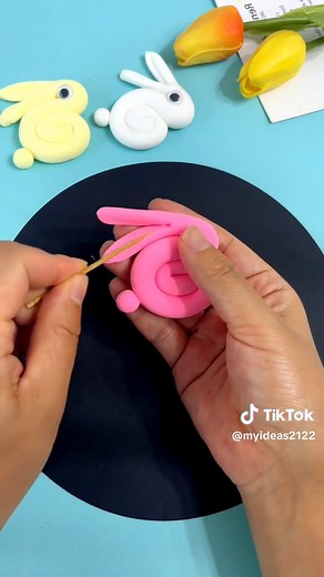 How to Make a Clay Bunny | DIY Handicraft for Kids