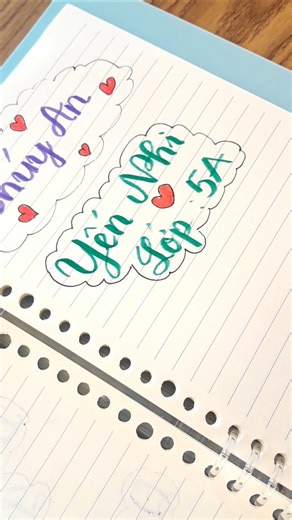 Viết tặng bạn Yến Nhi, lớp 5A