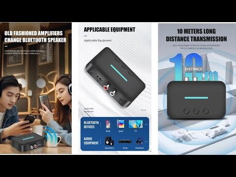 Bluetooth 5.3 Audio Receiver Review 🔊 Turn Any Speaker Wireless | AUX & RCA + USB Playback!