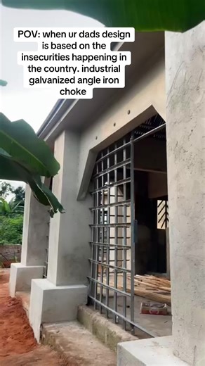 At first we didn’t like that fact that he used such iron, but later we got to like the fact he used it 😂😂😂 country no good. even within the neighborhood things fit sup. #goviral #newhouse #relatable #galvanizedsteel #fypage @1 December 🥰 @Big Bella ✨❣️ @user1819156179437