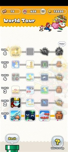 SUPER MARIO RUN UNLOCKED ALL 6 WORLDS (SMR#1)