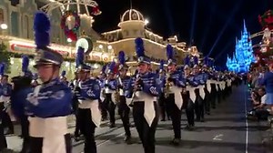 #BlueGetsIn, Disney edition. The Wildcat Marching Band performed as part of the Magic Kingdom Parade at Disney World tonight! #WeAreUK | Kentucky Wildcats