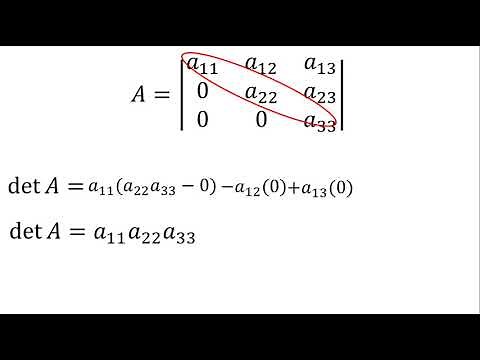 Determinant of a Triangular Matrix | Linear Algebra