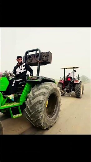 over confidence song John Deere tractor vs Mahindra novo 4×4 full power tochan shorts video #ytshort