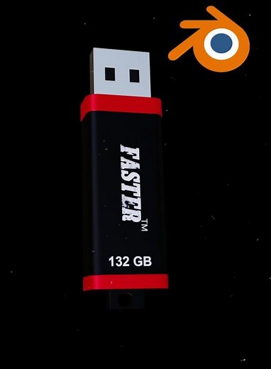 Create a USB Stick in Blender