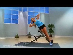 Great Ab/Hyper Extension Bench to Train Abs and Back