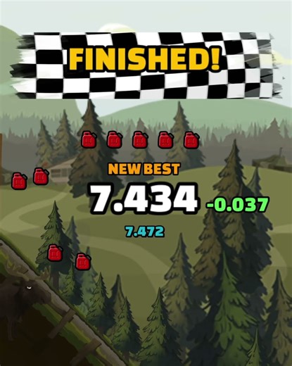 HCR2 CS Easy Win Best Run #shorts #hillclimbracing2 #hcr2gameplay #communityshowcase #musclecar