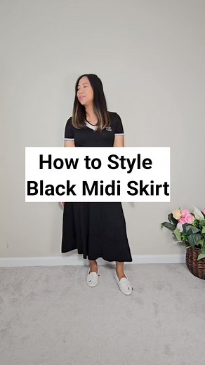 41K views · 27 reactions | Styling a black midi skirt offers a lot of...