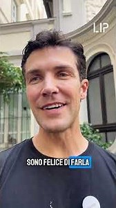 Roberto Bolle in Turin for the Ball in White in Piazza San Carlo