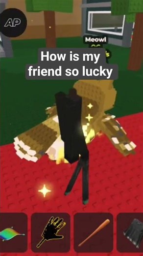 he was opening lucky blocks and this spawned, bro I wish I was that lucky like him #super luck