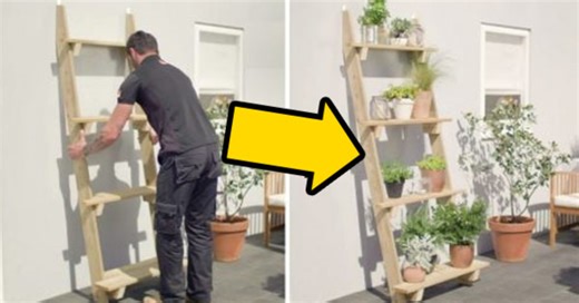 How To Build The Perfect Ladder Planter For Small Spaces