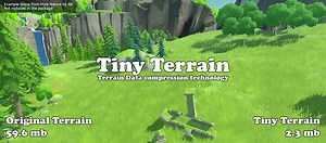 Tiny Terrain - Terrain Data compression technology