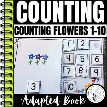Spring Counting Flowers Adapted Book | Numbers 1–10 for SPED & Homeschool