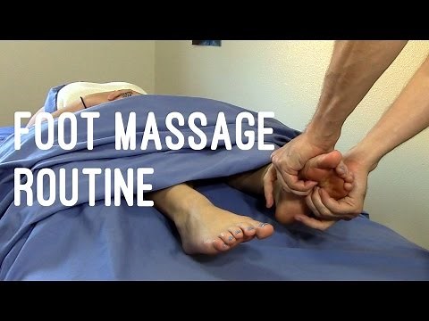 Massage Tutorial: Deep tissue foot massage techniques