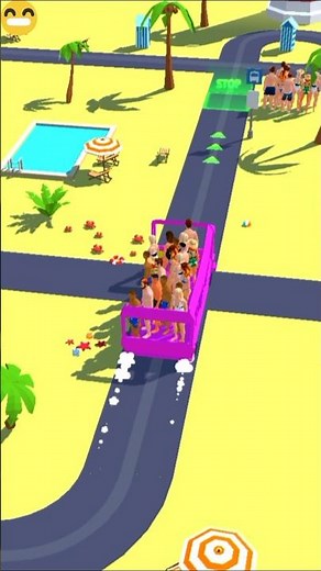 bus simulator game 3d bus game / city tourist bus simulator driving gameplay #shorts