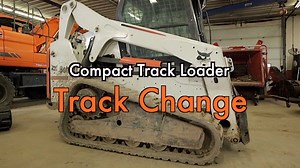 Installing a rubber track on a CTL is an easy job, if you know what you're doing! Special thanks to Bobcat of Buffalo | ConEquip Parts