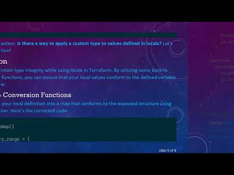 How to Do Variable Definitions in Locals with Terraform