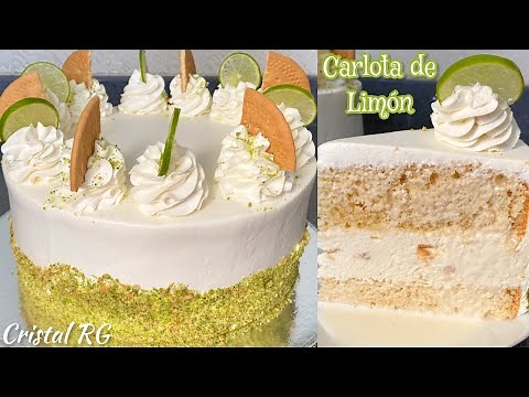 Tres Leches Carlota delicious lemon cake