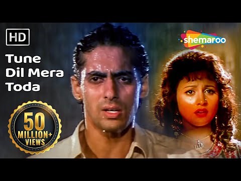 तूने दिल मेरा तोड़ा | Tune Dil Mera Toda Kahi | Sanam Bewafa (1990) | Lata Mangeshkar | 90s Sad Song