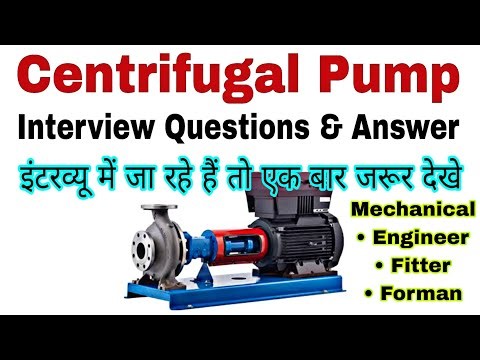 Centrifugal Pump Interview Questions And Answers | Pump Interview questions And Answer