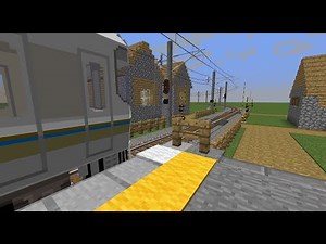 【Minecraft】Real Train Modで信号機と踏切を連動させてみたを再現してみた。