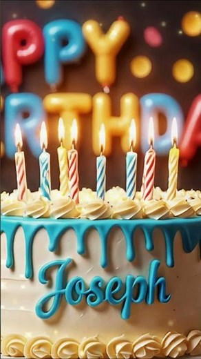 Happy Birthday Joseph #birthdaysong #happybirthday #personalizedbirthdaysong