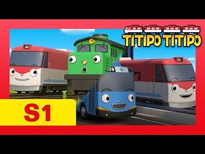 TITIPO S1 #1-6 l Can Titipo adjust well to Choo-Choo Town?! l Trains for kids l TITIPO TITIPO