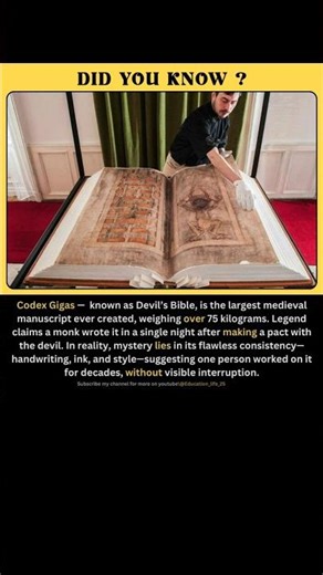 The Codex Gigas Mystery: Written by One Man… or Something Else?