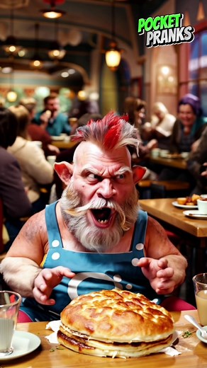 Dwarf and Pancake AI Funny Compilation