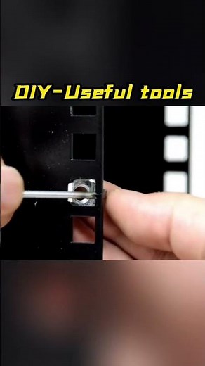 Cage Nut Insertion Tool for 3/8" Square Hole Rack #shorts #cage #tolls #cabinet #factory #youtube