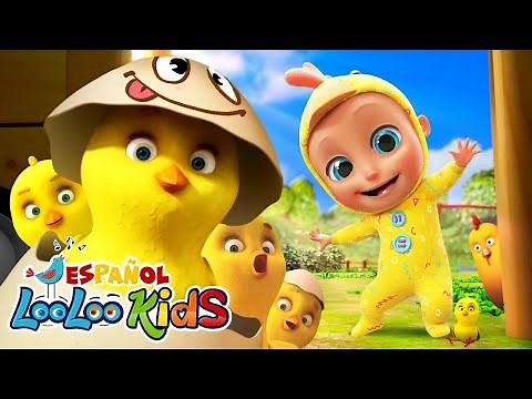 🐤🐥Los Pollitos Dicen Pio Pio y las mejores ¡Canciones Infantiles! LooLoo