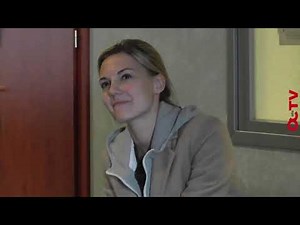 Baltic girl in handcuffs