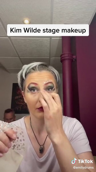 Kim Wilde Drummer Stage Makeup Tutorial