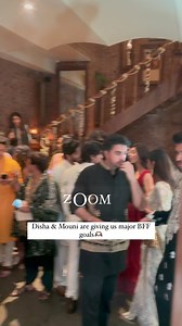 The hottest friendship of B-Town🔥🫶🏻@dishapatani and @imouniroy, the two saree queen💕🔥 # | Zoom TV