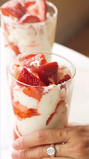 The perfect dessert for lazy summer days when berries are in season and the less time spent in the kitchen the better. https://nyti.ms/46Jxiua | NYT Cooking