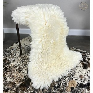Sheepskin Rug Natural White - Patagonian Sheepskin Thick Natural Hair - Etsy