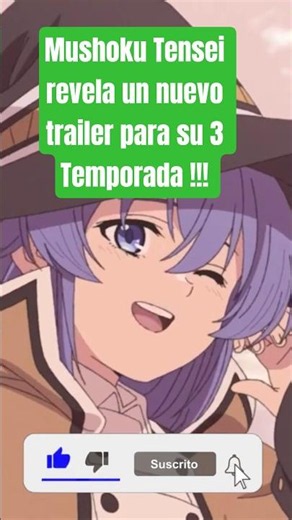 Mushoku Tensei reveals a new trailer for its Season 3!!! #anime #mushokutensei