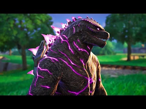 Fortnite Chapter 6 Season 1 - Evolved Godzilla Skin Gameplay (4K 60FPS)