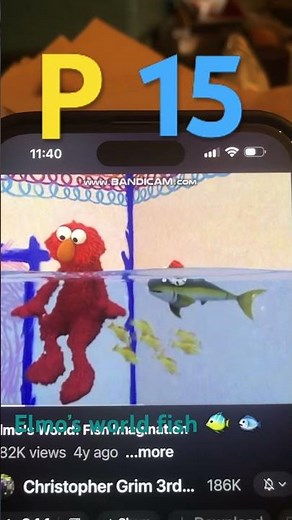 P 15 Elmo’s world fish 🐠🐟