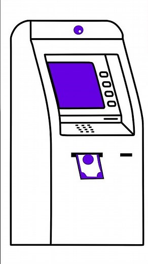 How to Draw ATM Machine? ATM Drawing