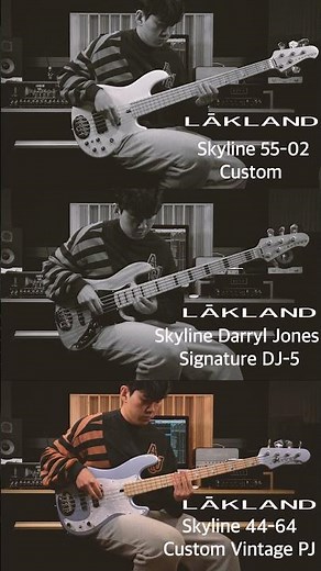 Lakland Skyline 55-02 Custom vs DJ5 vs 44-64 PJ