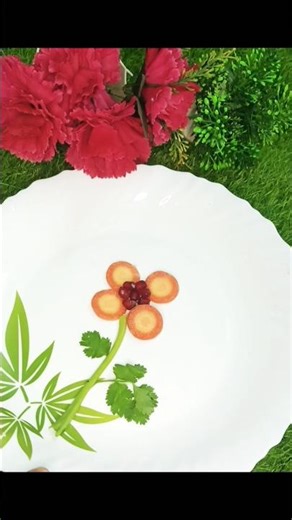 carrot flower decoration 🌻🥕🌼 #food #carrot #decoration #shortsfeed #shorts #viral #trending