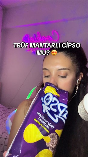 Trüf Mantarlı Cips ASMR Deneyimi