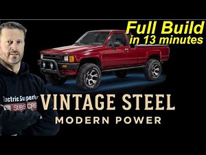 Vintage Steel, Modern Power - Electric Truck build in 13 Minutes