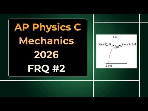 2026 AP Physics C Mechanics Free Response #2