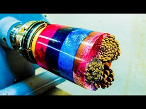 Woodturning – Left over RESIN and WOODEN pieces